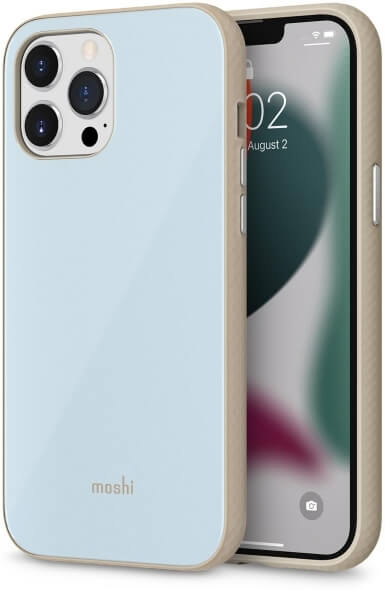 Чехол-накладка Moshi iGlaze Slim Hardshell Case Adriatic Blue для iPhone 13 Pro Max